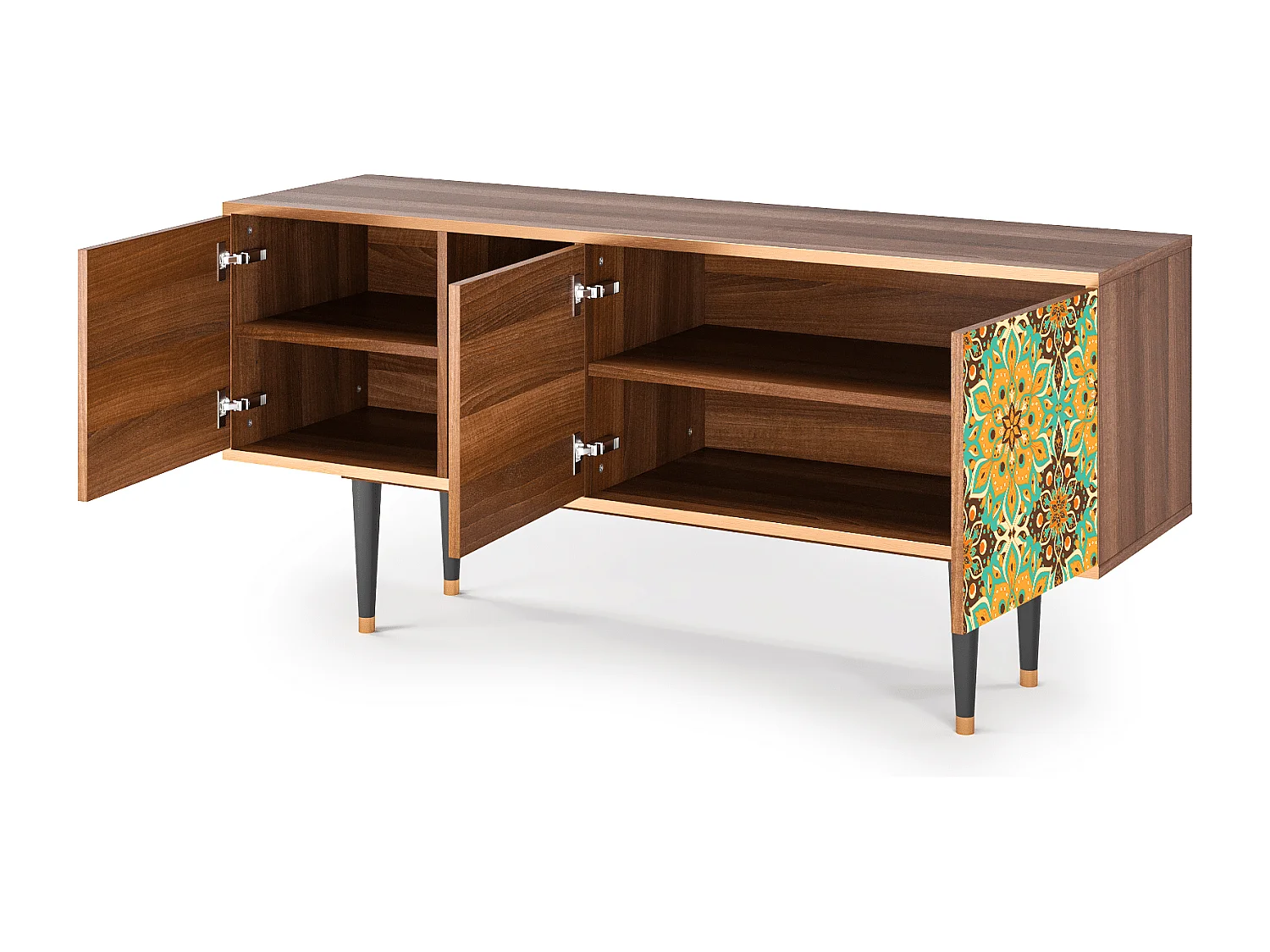 Meuble TV - 150х69х41 cm - T5 - Indian Spices, Noyer