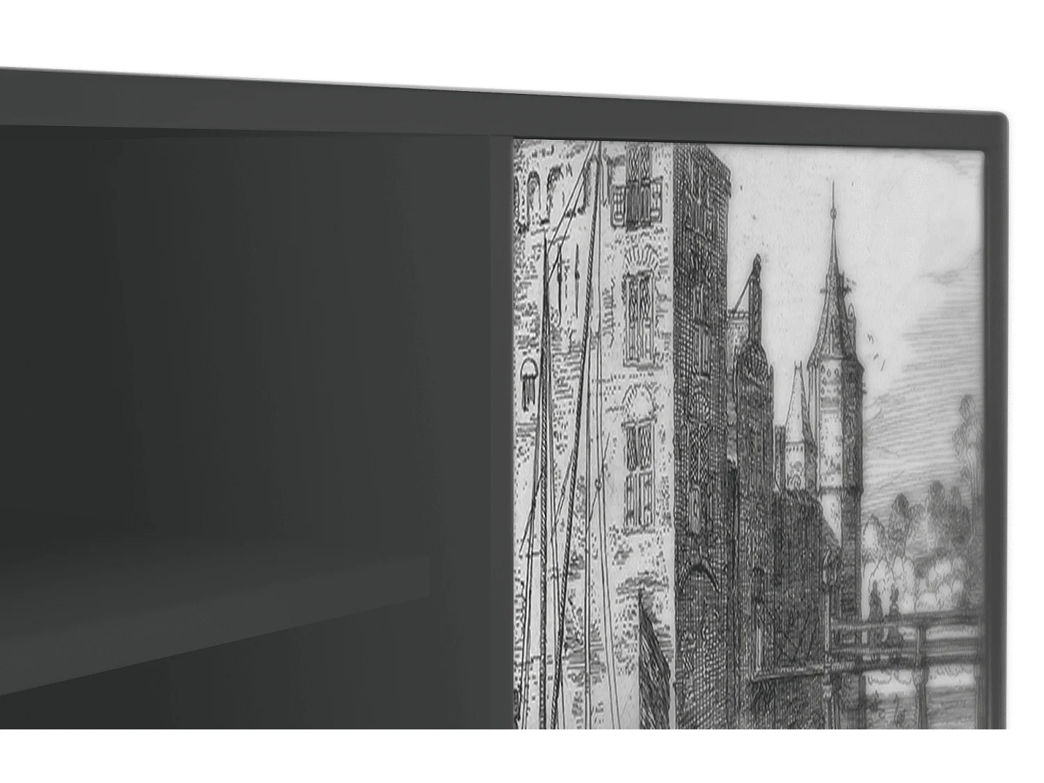 Meuble TV - 170х69х48 cm - T2 - Castle by Breugel, Anthracite