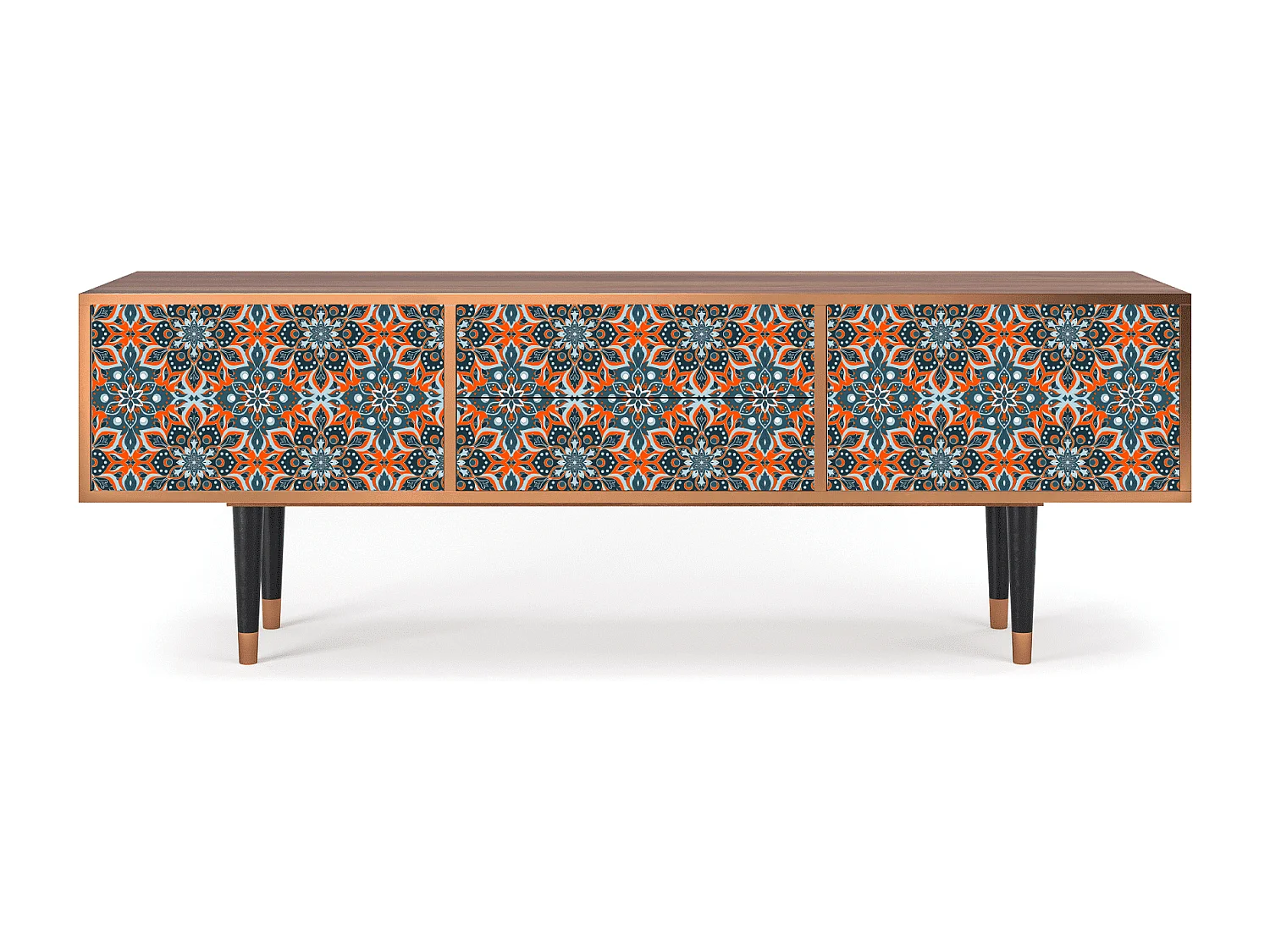 Mobile TV - 170х59х48 cm - T4 - Fire Beetle, Noce