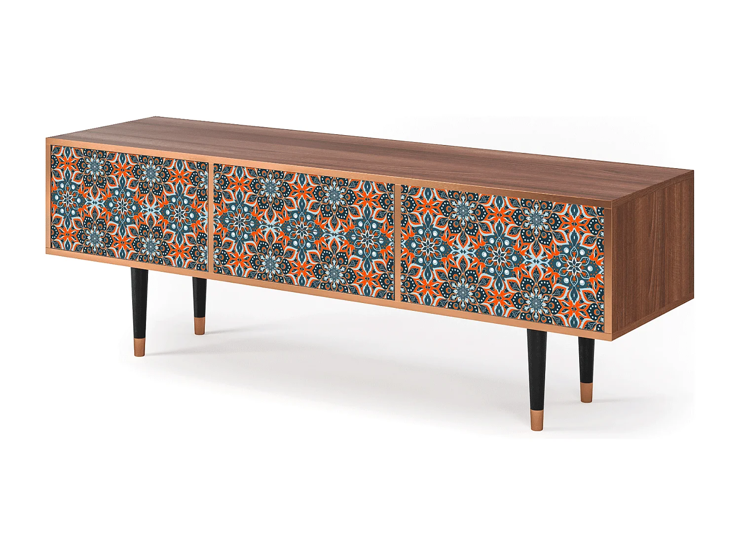 Mobile TV - 170х59х48 cm - T4 - Fire Beetle, Noce