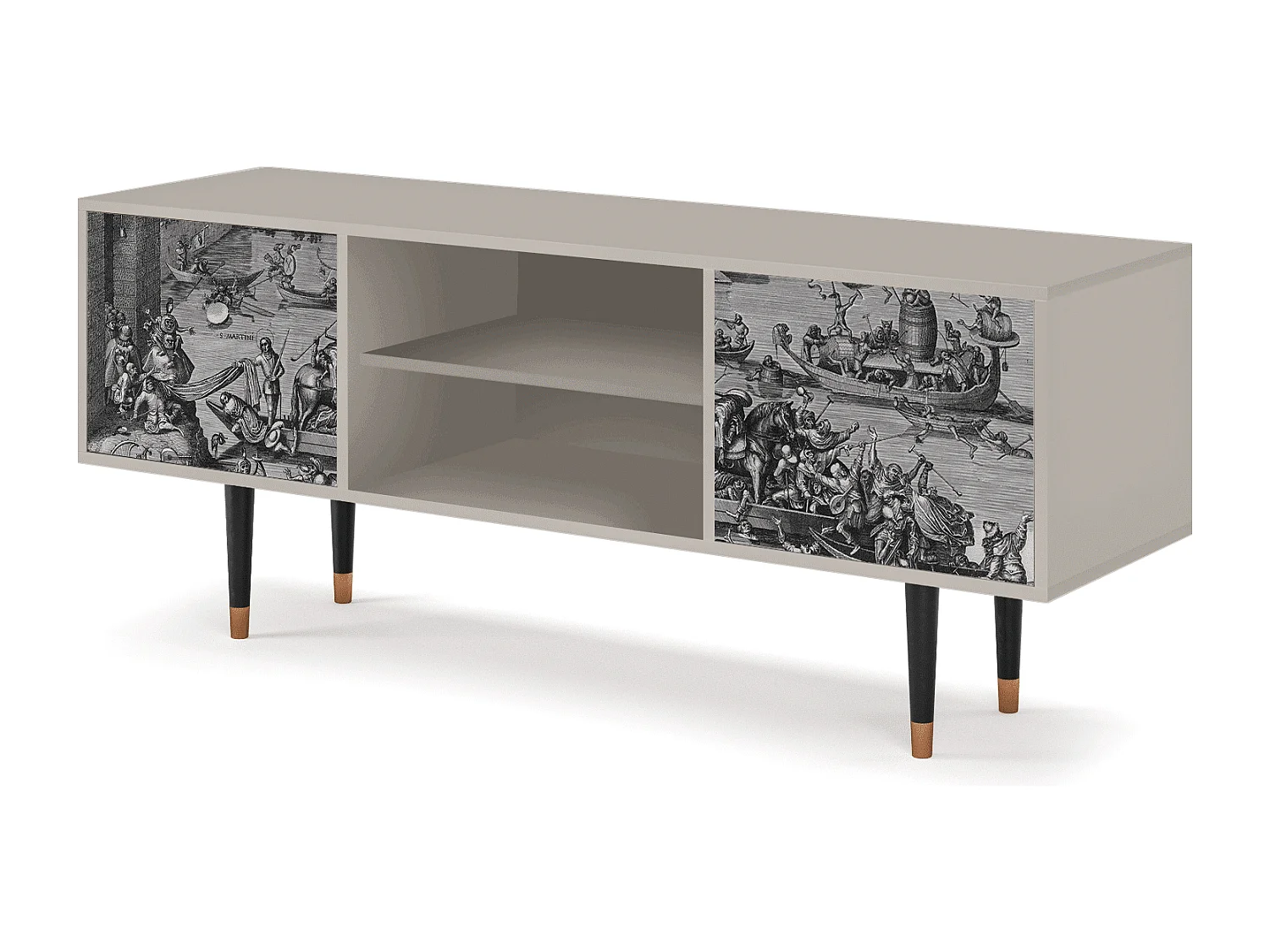 Mueble de TV - 170х69х48 cm - T2 - Saint Martin, Areia