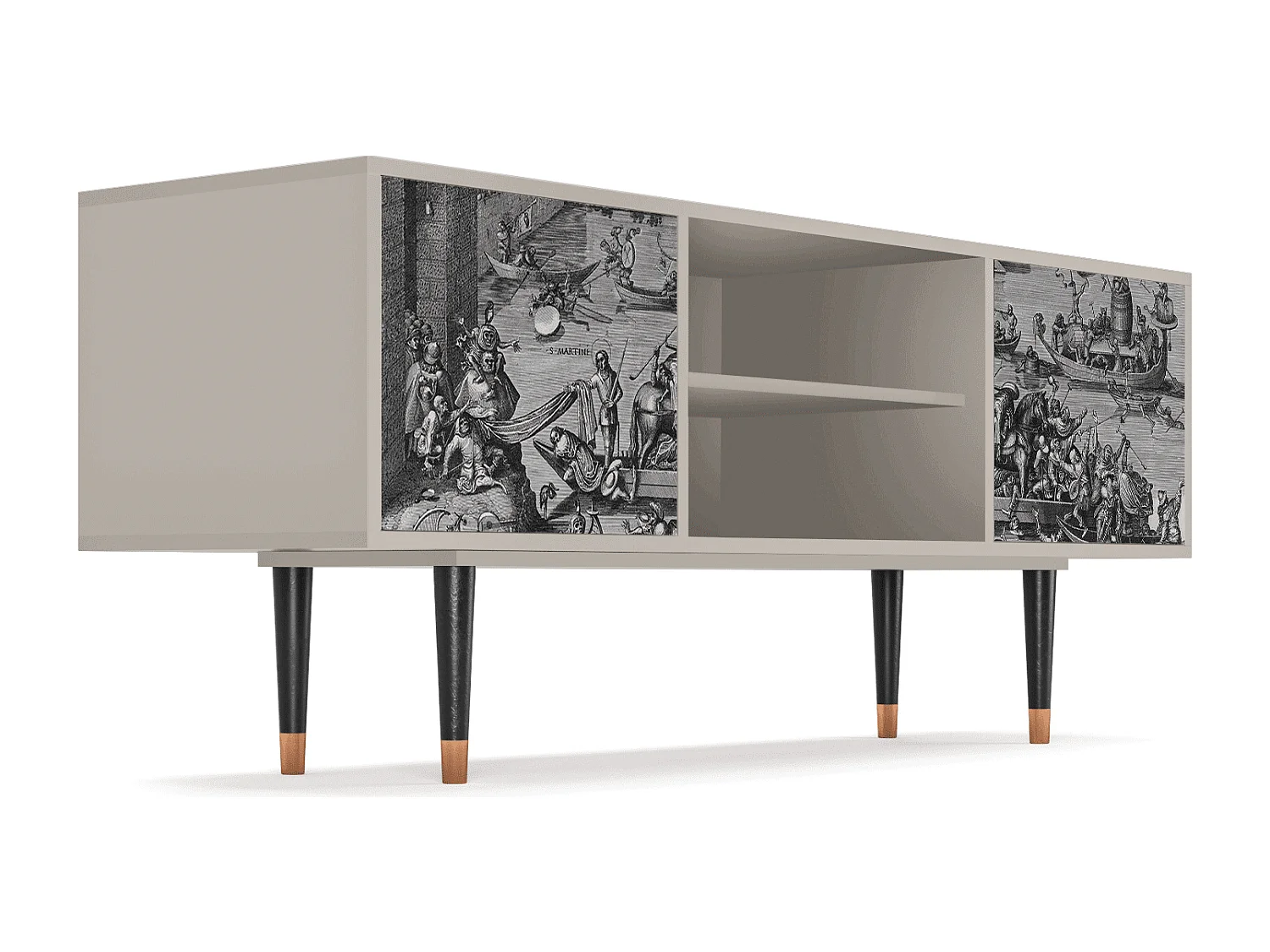 Mueble de TV - 170х69х48 cm - T2 - Saint Martin, Areia