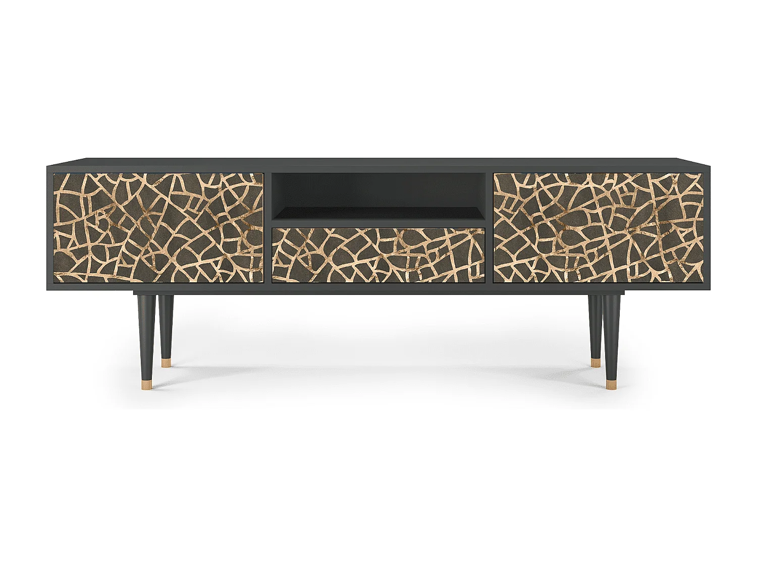 Meuble TV - 170х59х41 cm - T6 - Enlarged Leaf, Anthracite