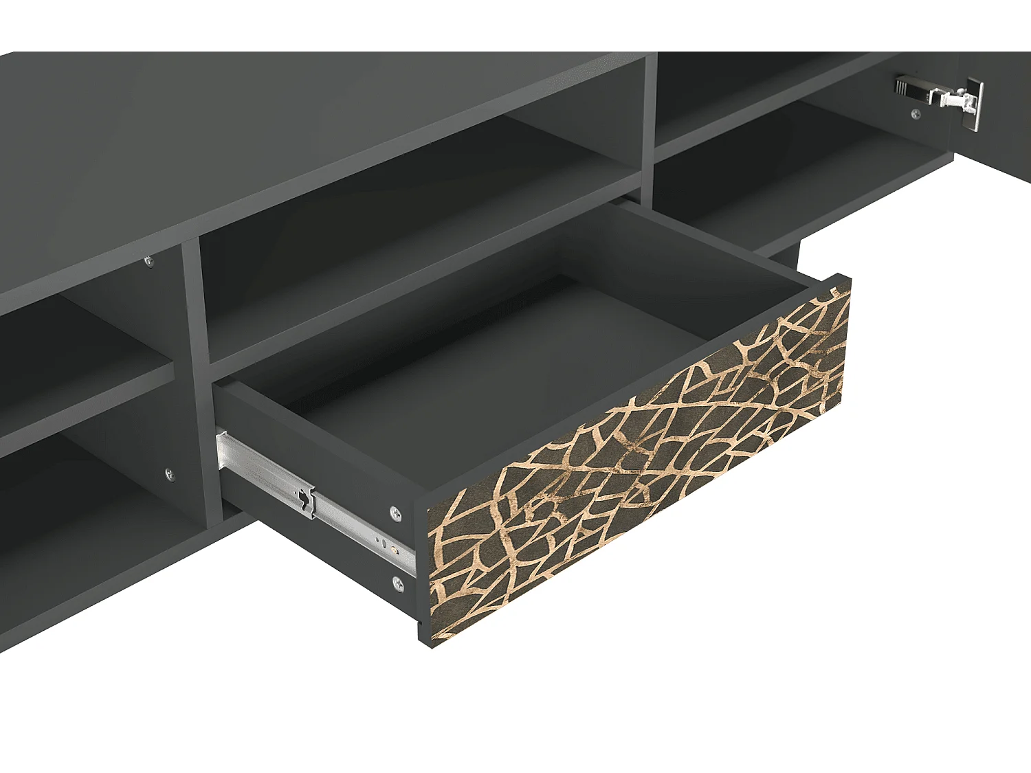 TV-Möbel - 170х59х41 cm - T6 - Enlarged Leaf, Anthrazit