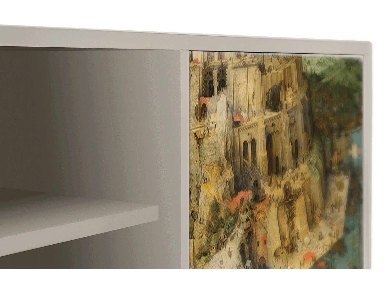 Meuble TV - 170х69х48 cm - T2 - Elder The Tower, Sable