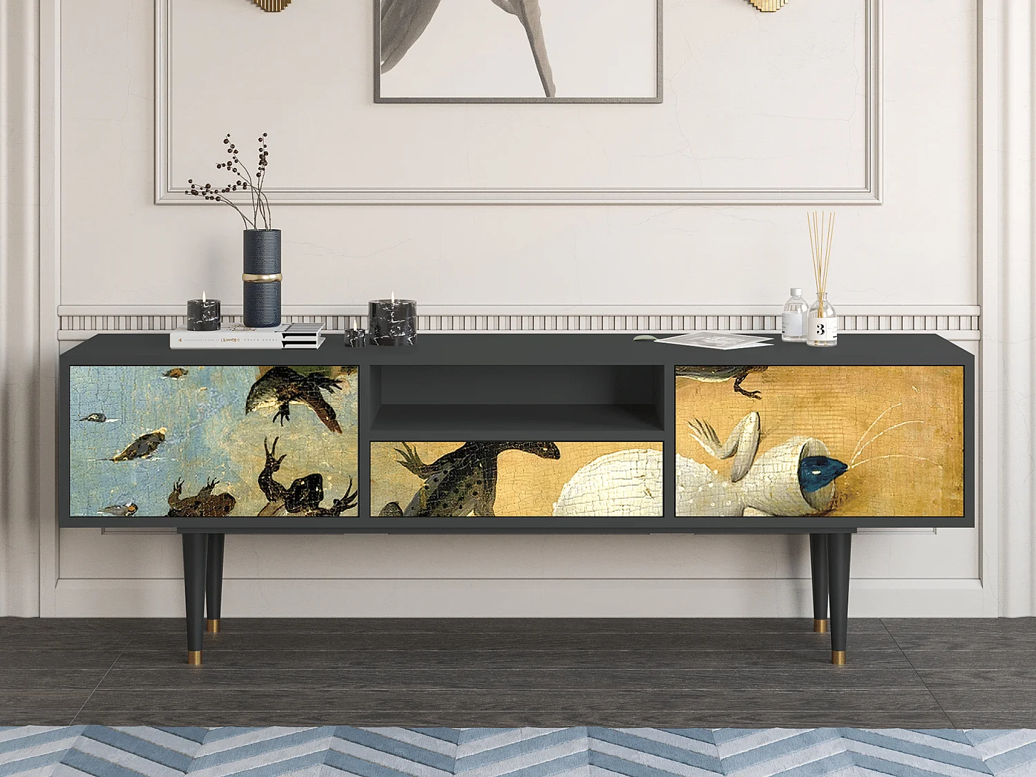 TV-Möbel - 170х59х41 cm - T6 - The Garden by Bosch, Anthrazit