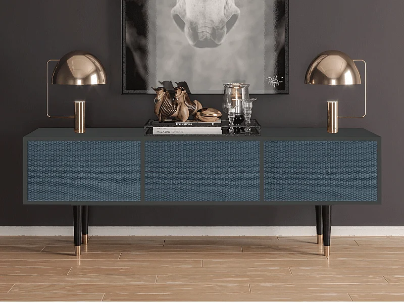 TV-meubel - 170х59х48 cm - T4 - Knitted Pattern, Antraciet