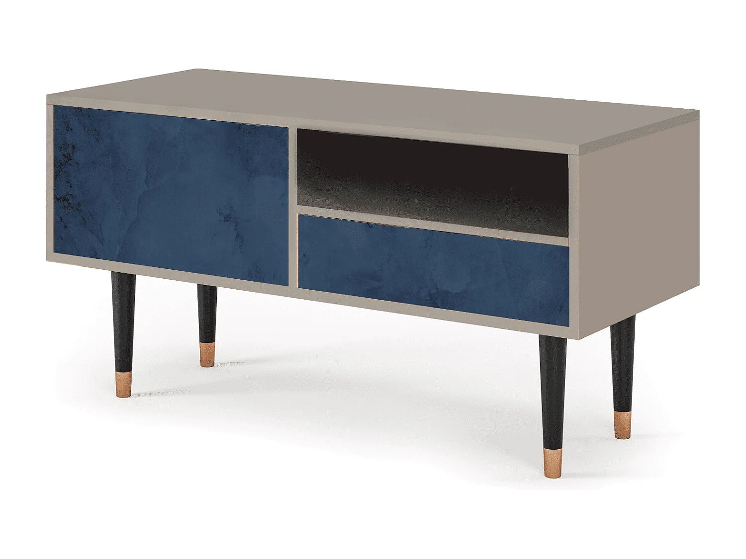 Szafka RTV - 115х59х48 cm - T3 - Endless Galaxi, Piaskowy