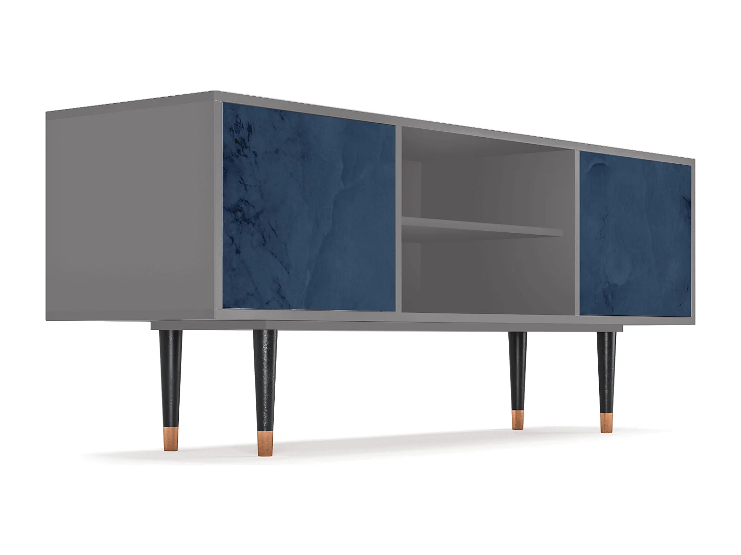 Meuble TV - 170х69х48 cm - T2 - Endless Galaxi, Gris