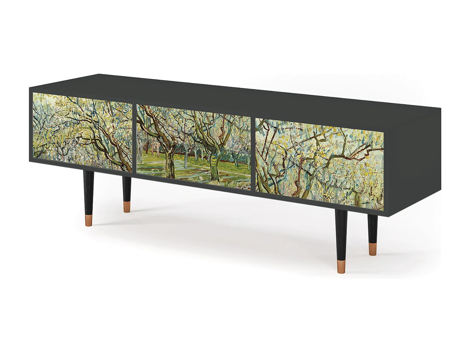 Mueble de TV - 170х59х48 cm - T4 - The Branco Orchard, Antracite