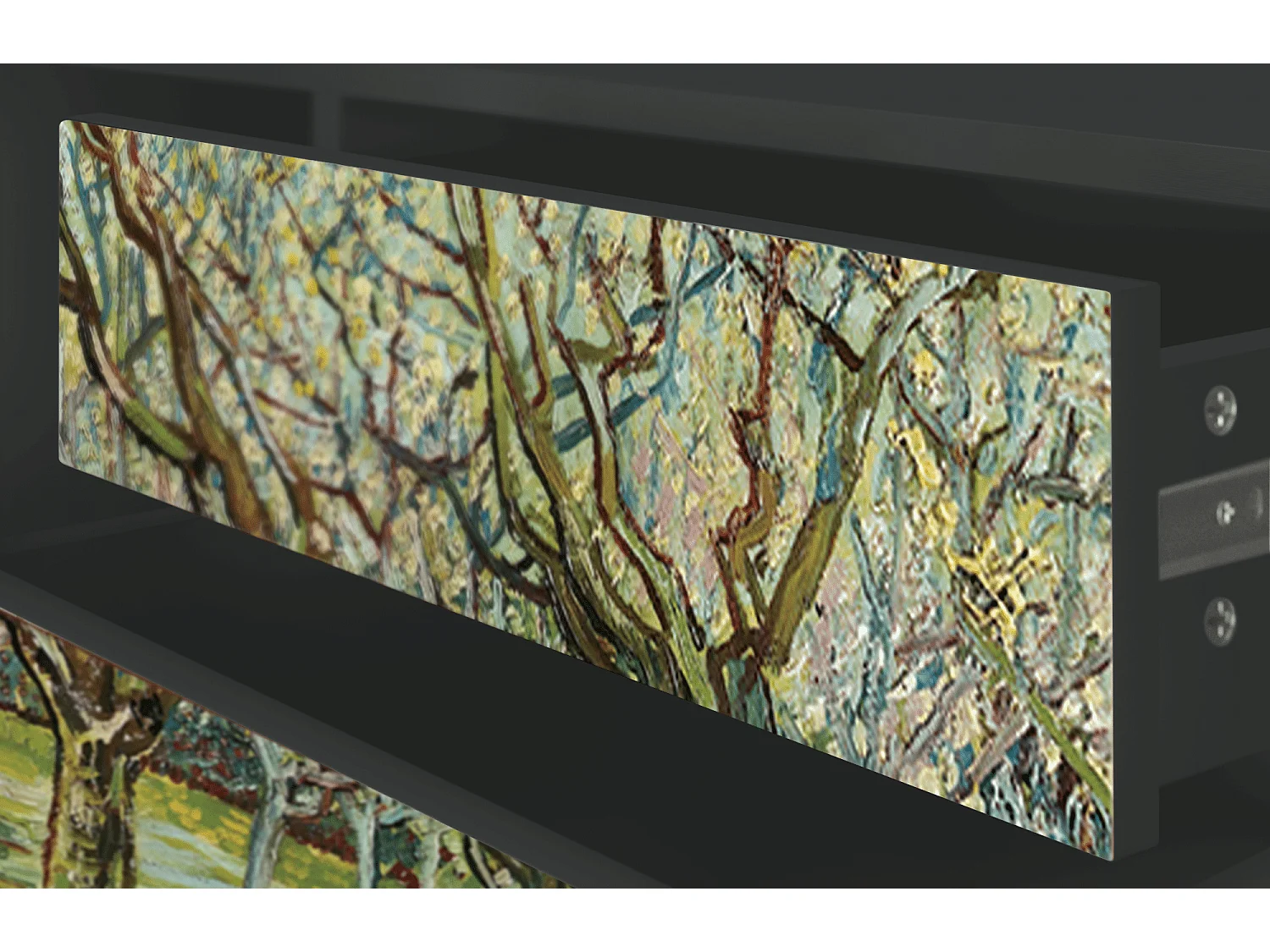 Mueble de TV - 170х59х48 cm - T4 - The Branco Orchard, Antracite