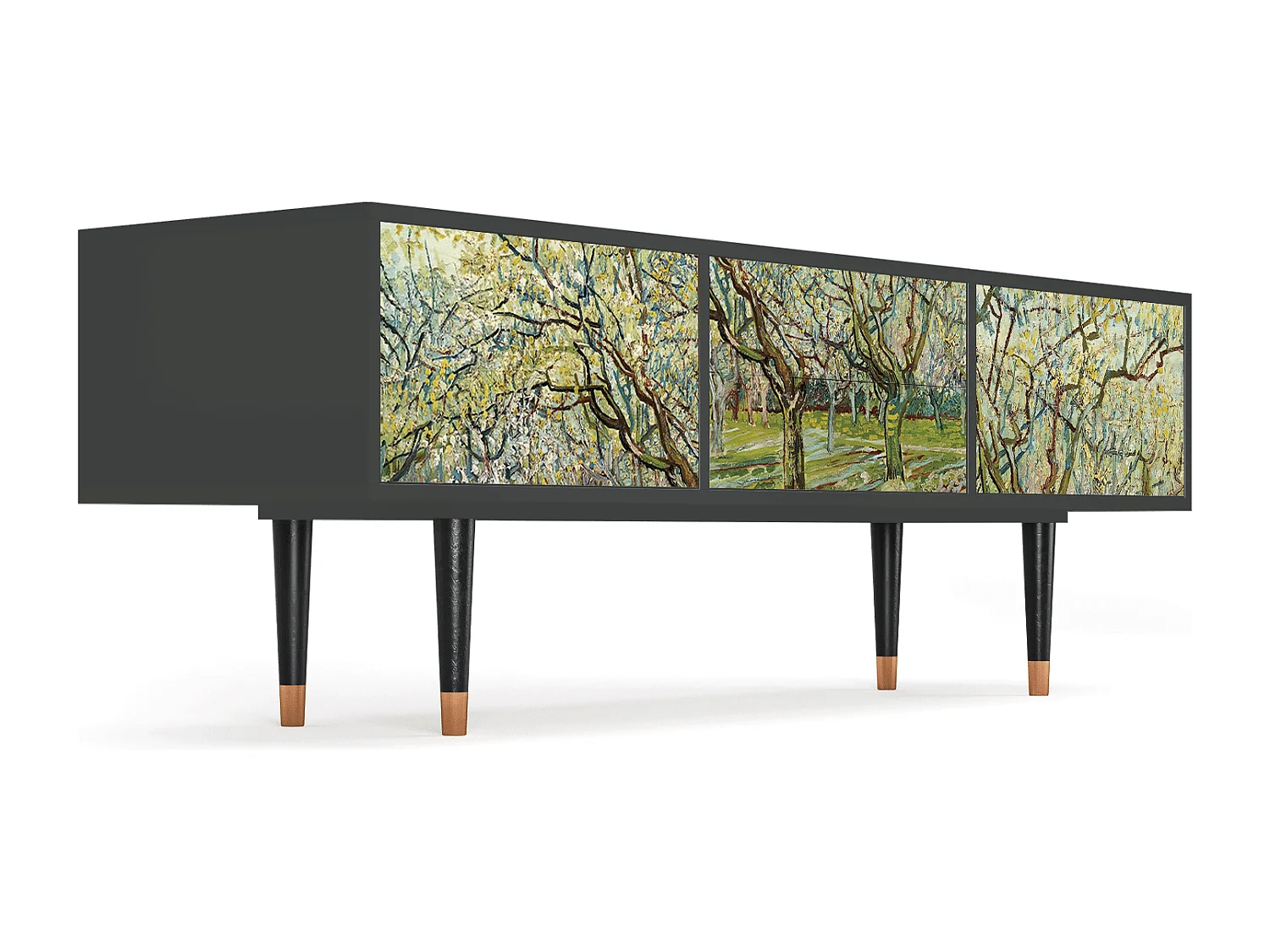 Meuble TV - 170х59х48 cm - T4 - The Blanc Orchard, Anthracite