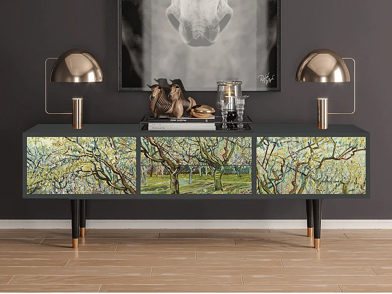 Meuble TV - 170х59х48 cm - T4 - The Blanc Orchard, Anthracite