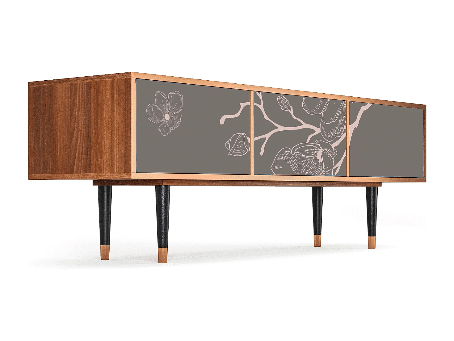 Meuble TV - 170х59х48 cm - T4 - Cherry Blossom, Noyer