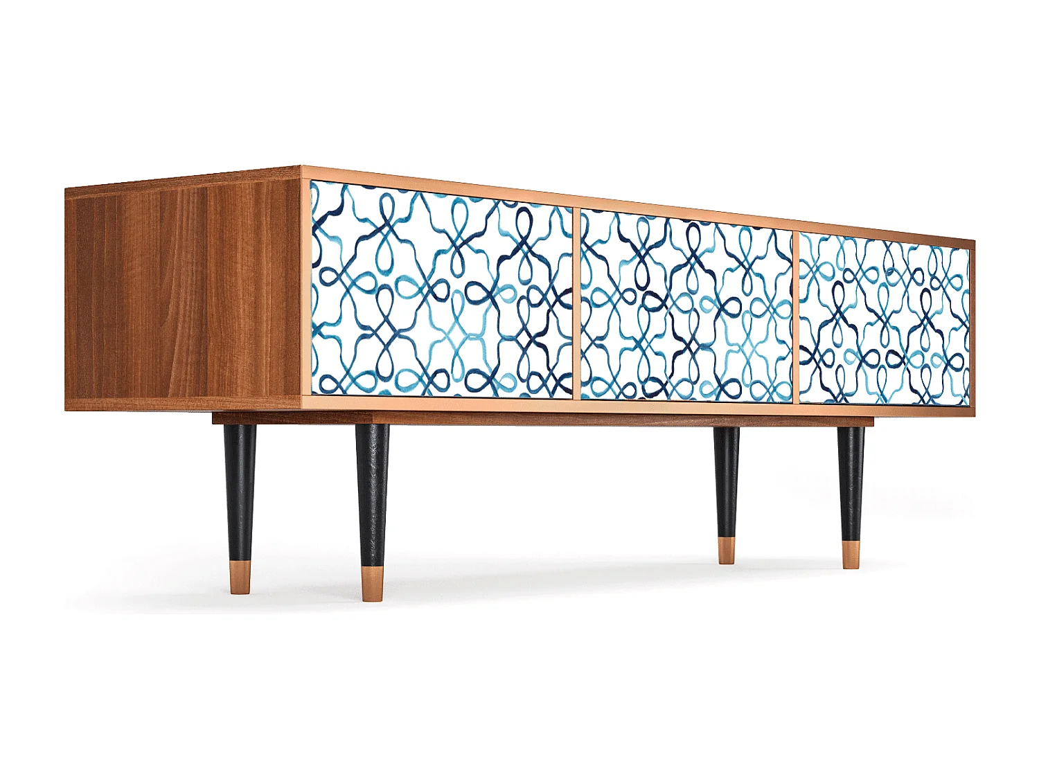 Mobile TV - 170х59х48 cm - T4 - Marine Strings, Noce