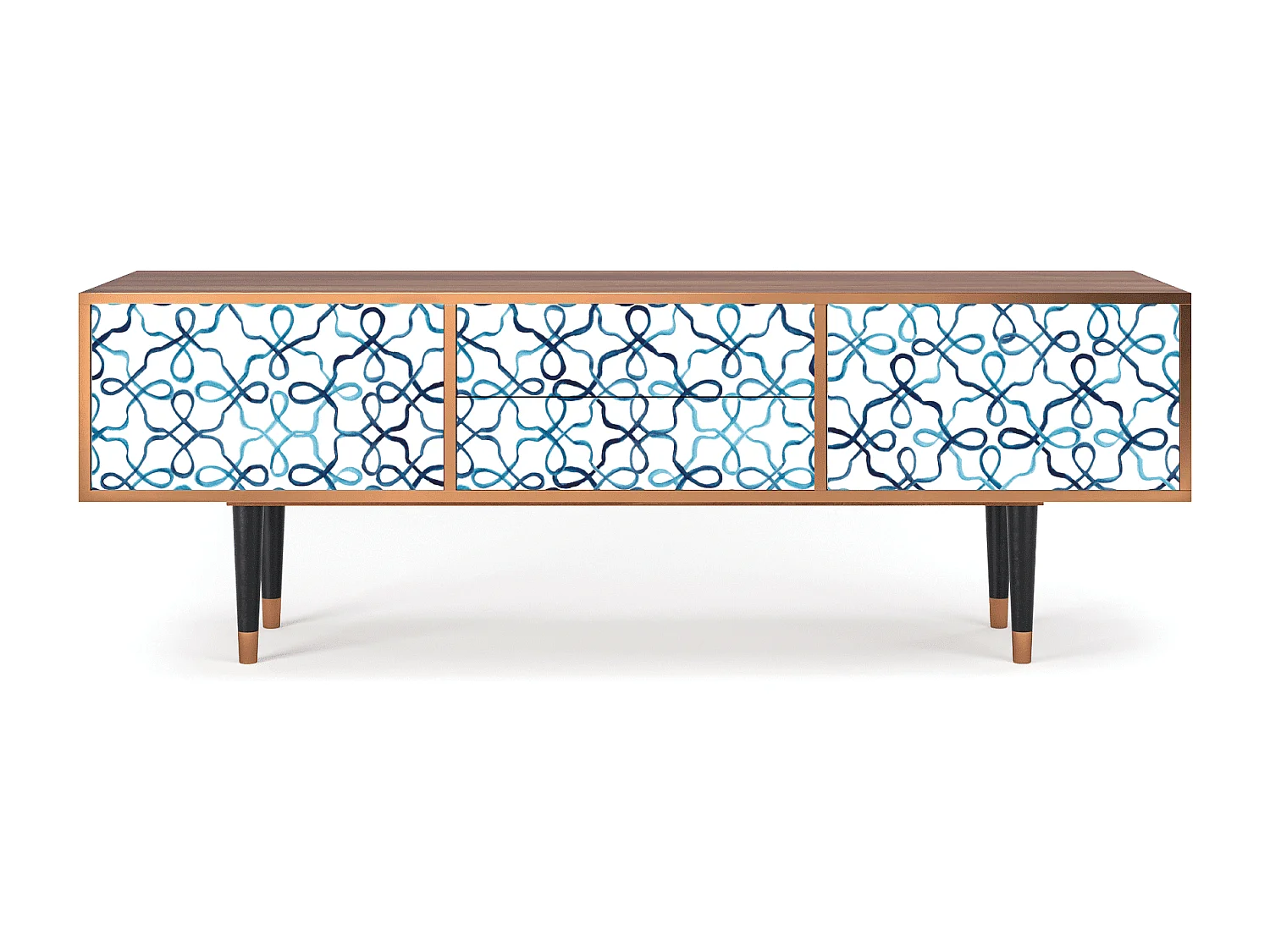 Mobile TV - 170х59х48 cm - T4 - Marine Strings, Noce