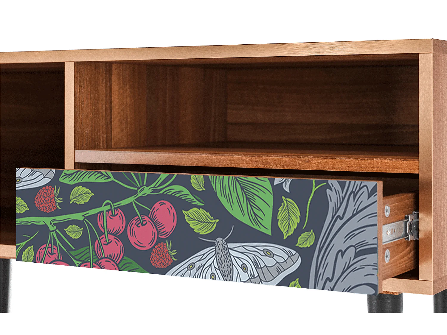 TV-meubel - 115х59х48 cm - T3 - Summer Berries, Walnoot