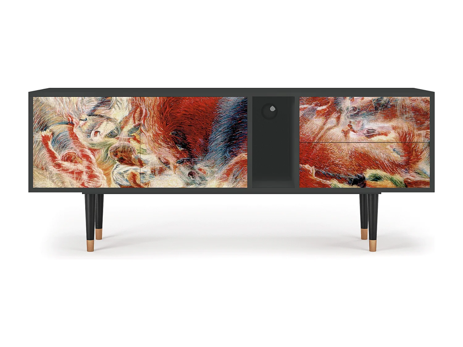 Meuble TV - 170х69х48 cm - T1 - The City Rises, Anthracite