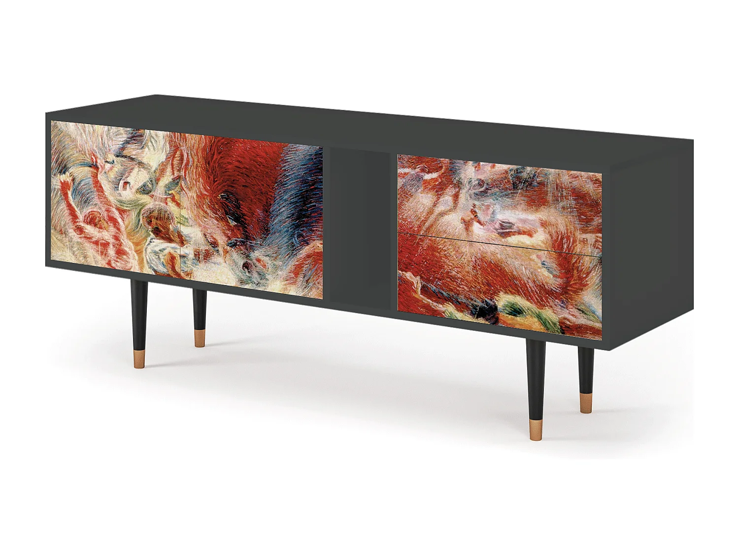 Meuble TV - 170х69х48 cm - T1 - The City Rises, Anthracite