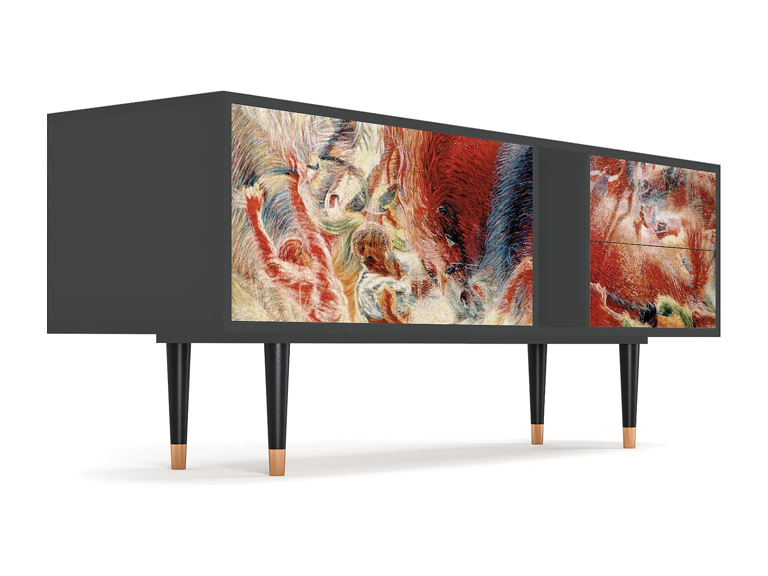 Meuble TV - 170х69х48 cm - T1 - The City Rises, Anthracite