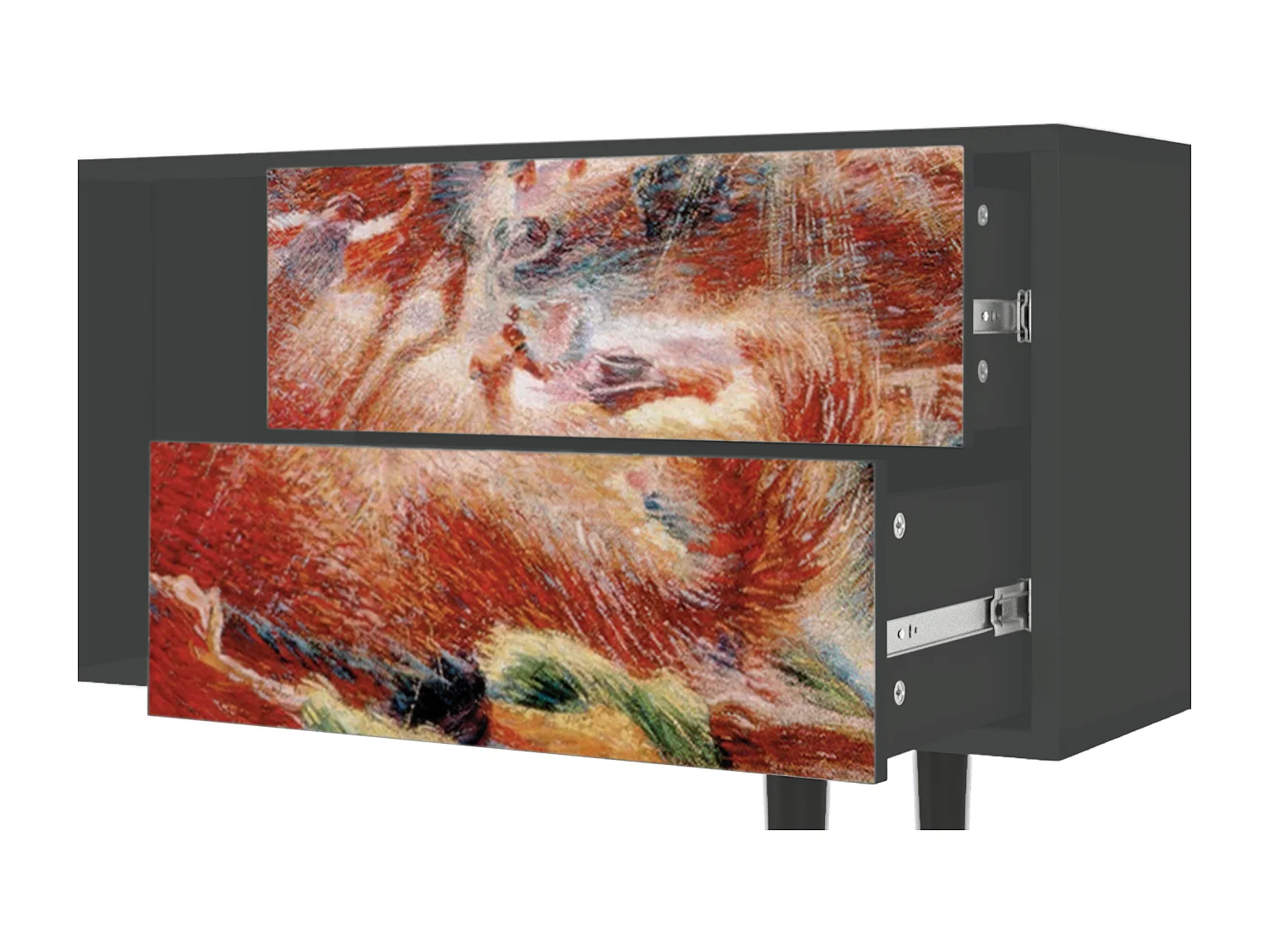 Meuble TV - 170х69х48 cm - T1 - The City Rises, Anthracite