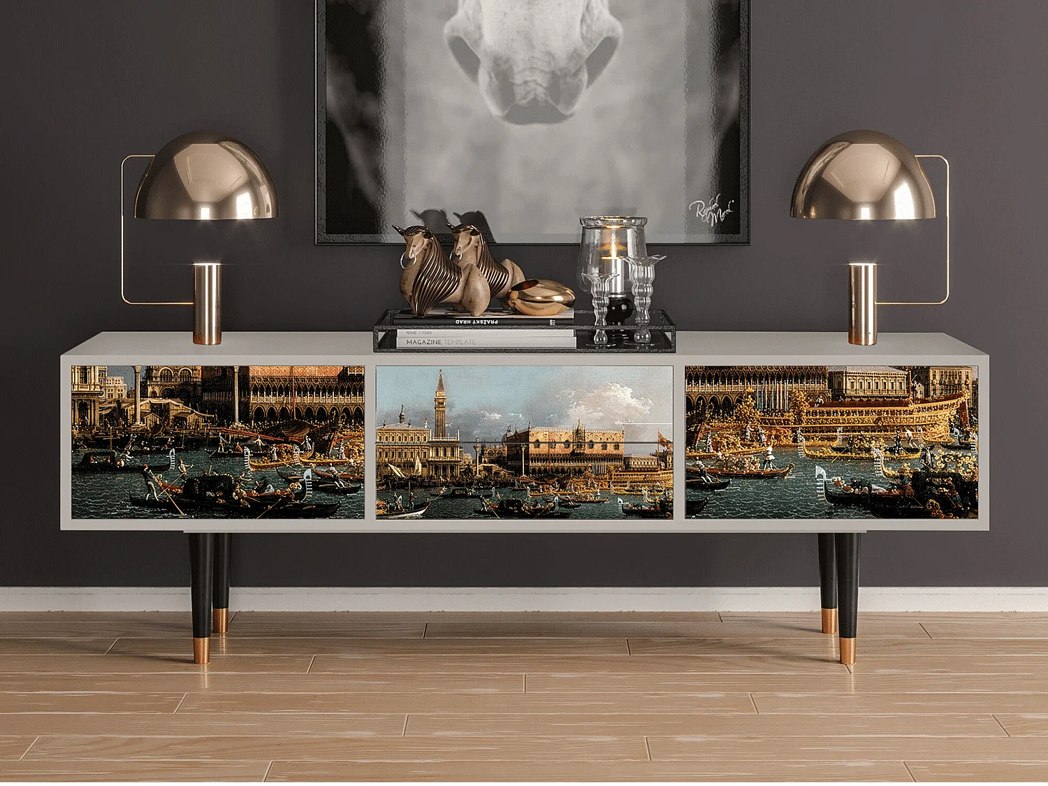 Mueble de TV - 170х59х48 cm - T4 - The Bucintoro, Arena