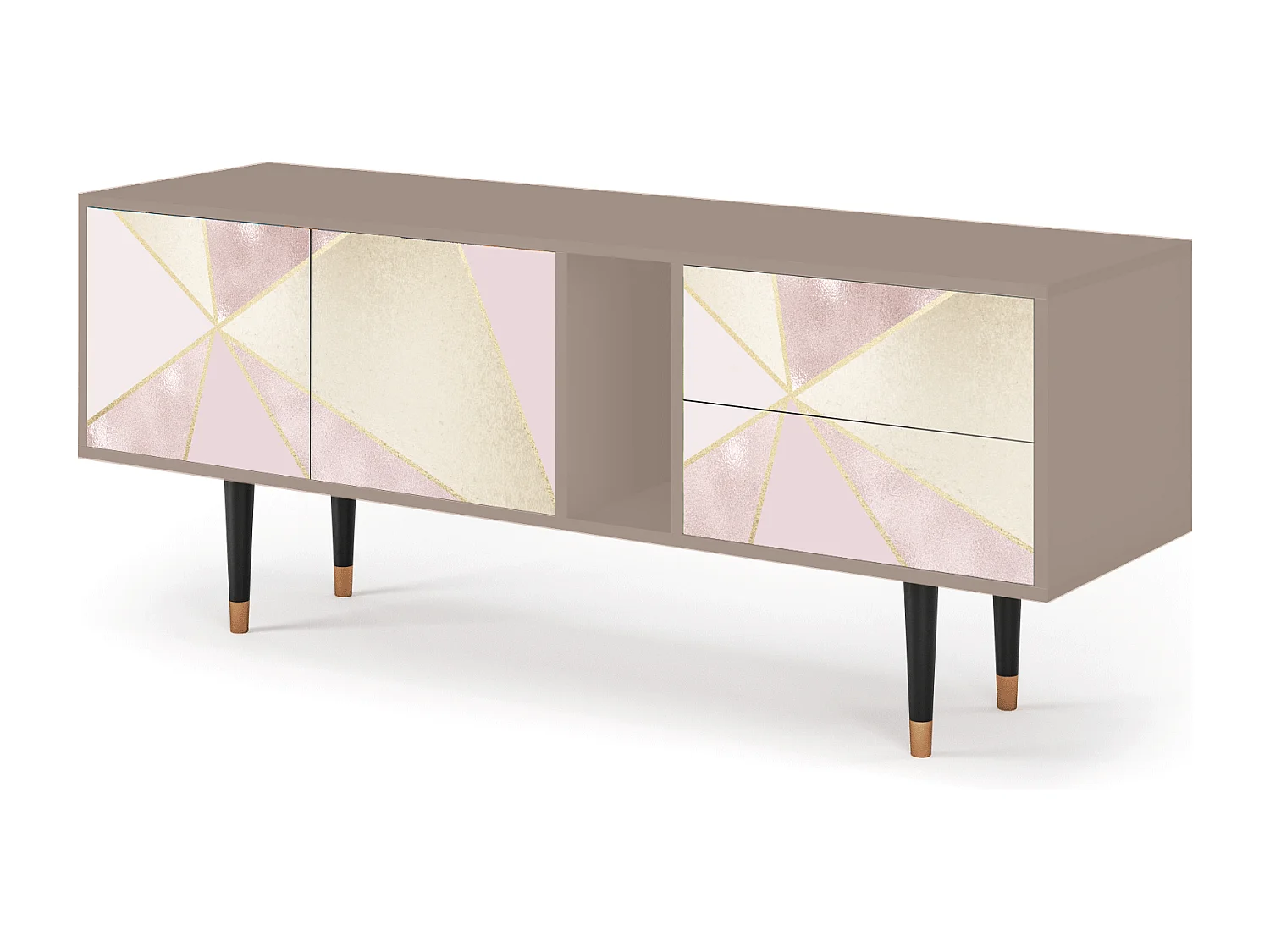 Meuble TV - 170х69х48 cm - T1 - Cosmopolitan Diva, Latte