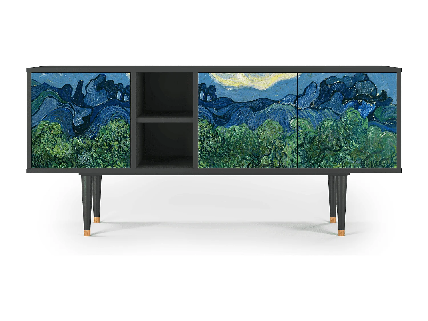 TV-Möbel - 150х69х41 cm - T5 - The Oil Trees, Anthrazit