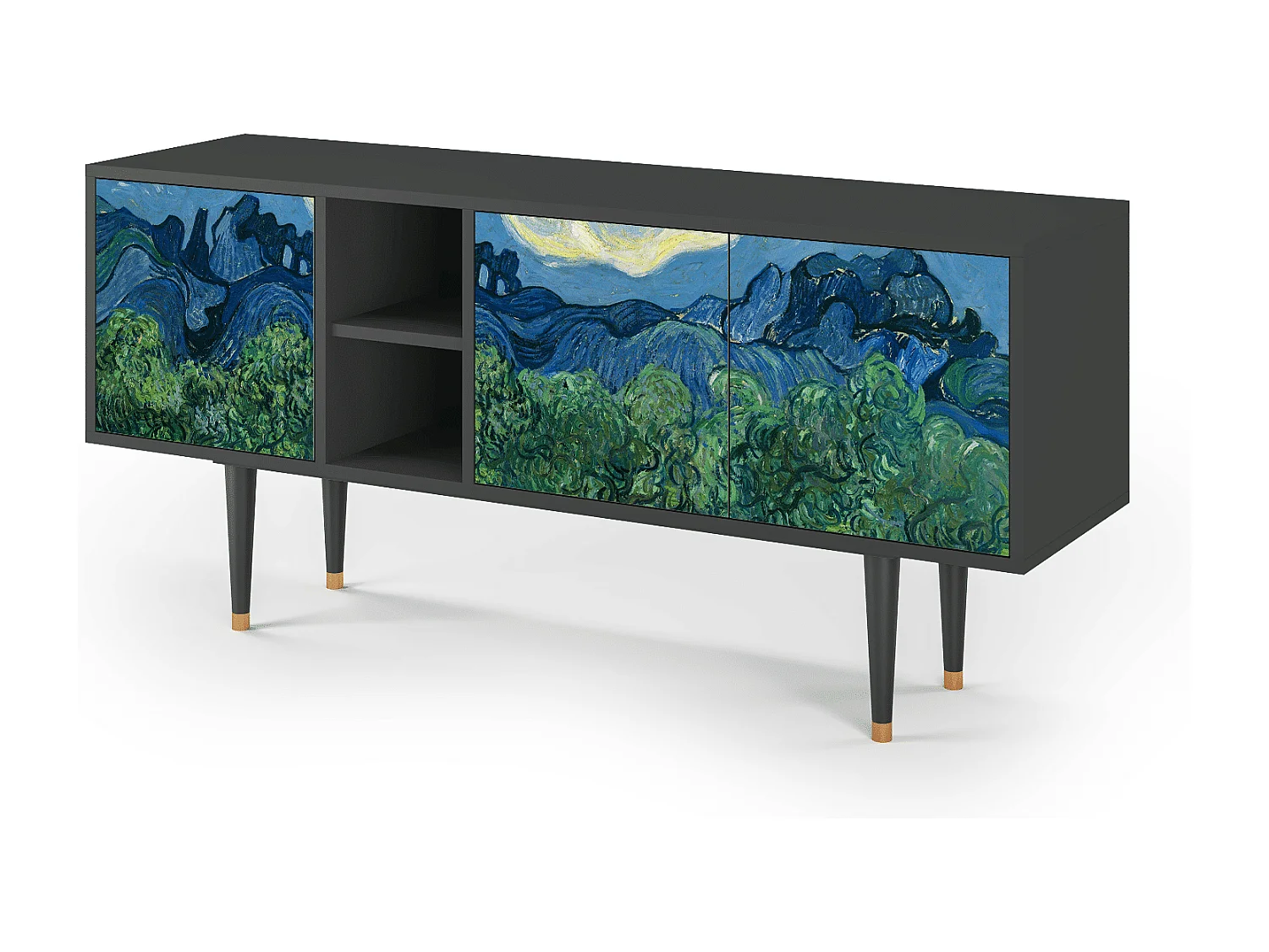 TV-Möbel - 150х69х41 cm - T5 - The Oil Trees, Anthrazit