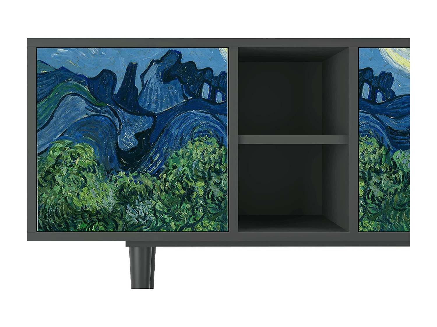 TV-Möbel - 150х69х41 cm - T5 - The Oil Trees, Anthrazit