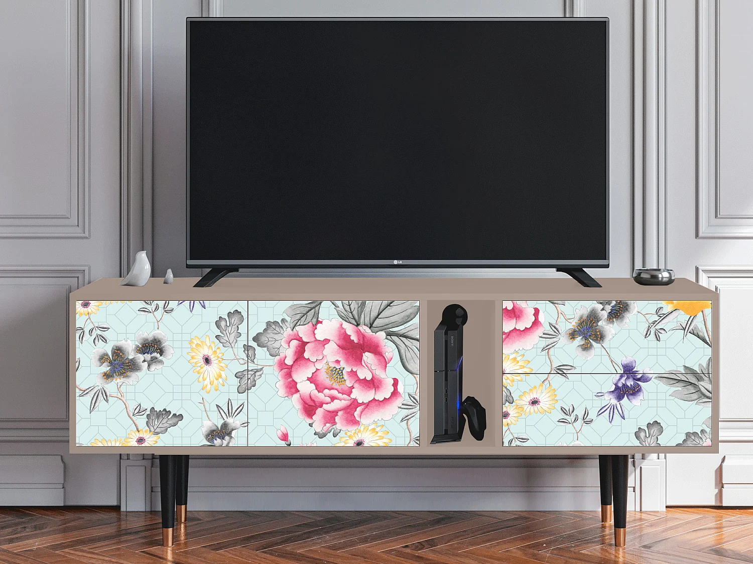 TV-Möbel - 170х69х48 cm - T1 - Sky Garden, Latte