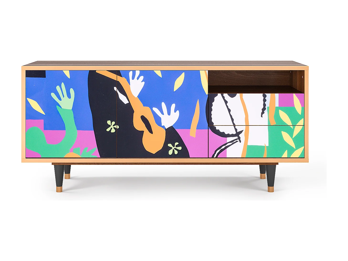 Mobile TV - 125х56х41 cm - T7 - La Tristesse du Roi, Noce