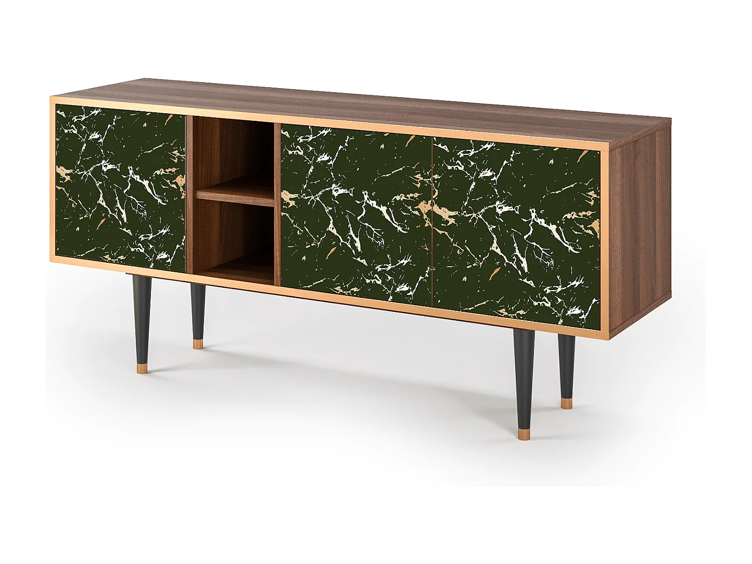 Meuble TV - 150х69х41 cm - T5 - Amazon Forest, Noyer