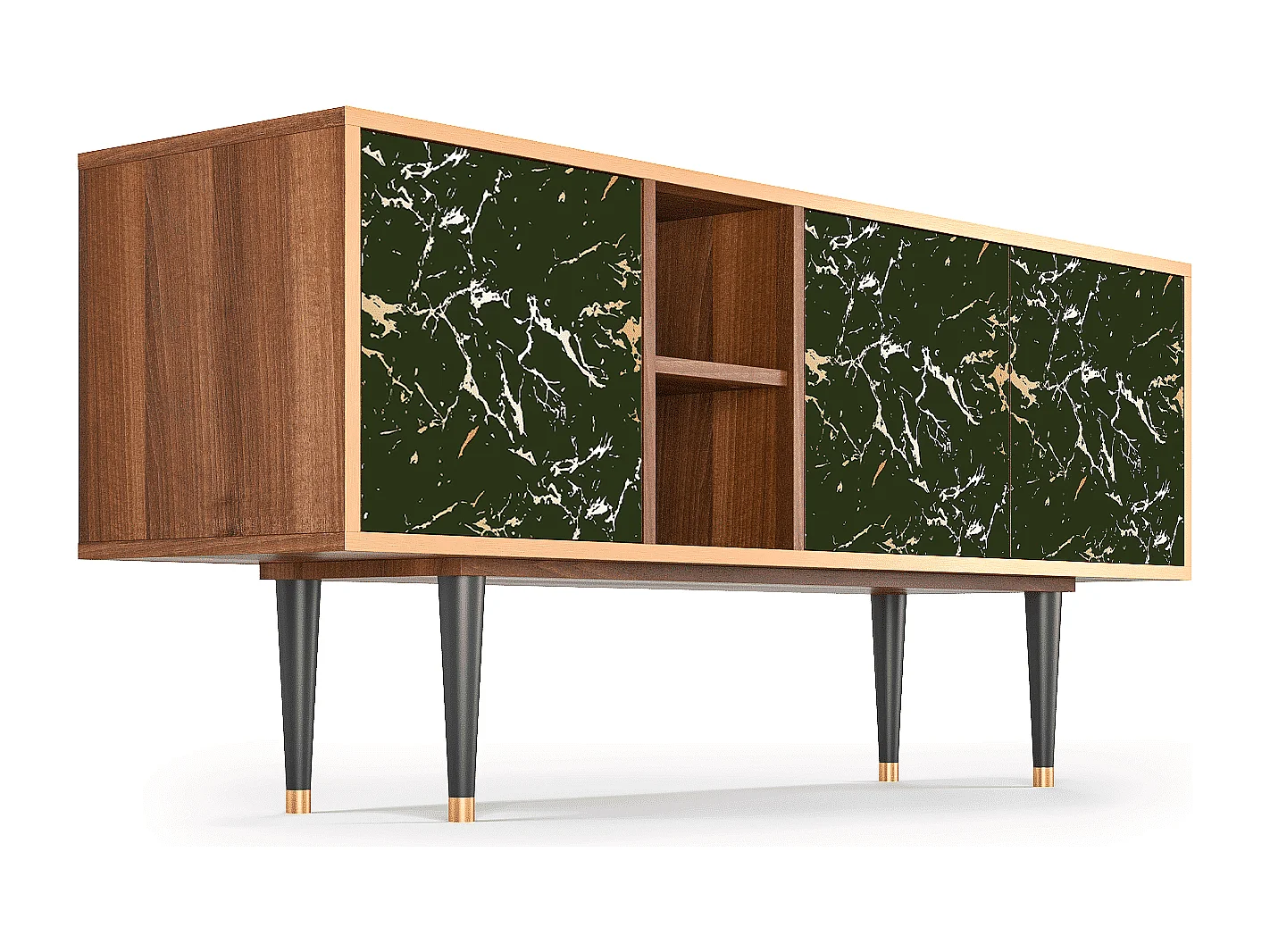 Meuble TV - 150х69х41 cm - T5 - Amazon Forest, Noyer