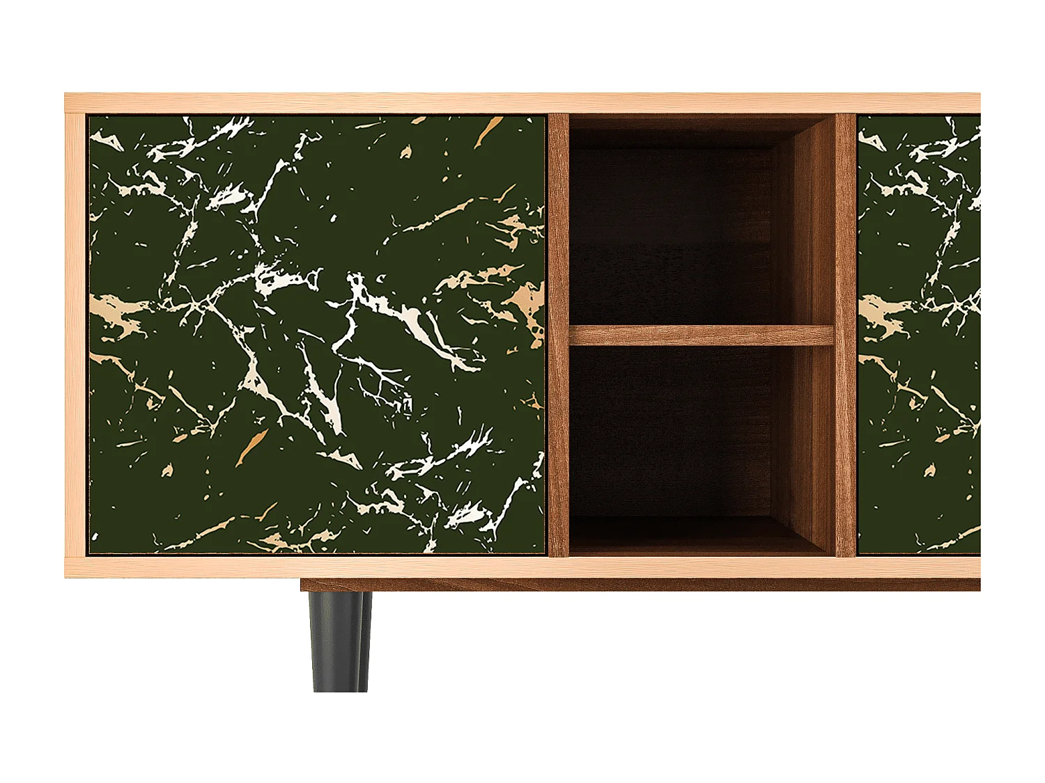 Meuble TV - 150х69х41 cm - T5 - Amazon Forest, Noyer