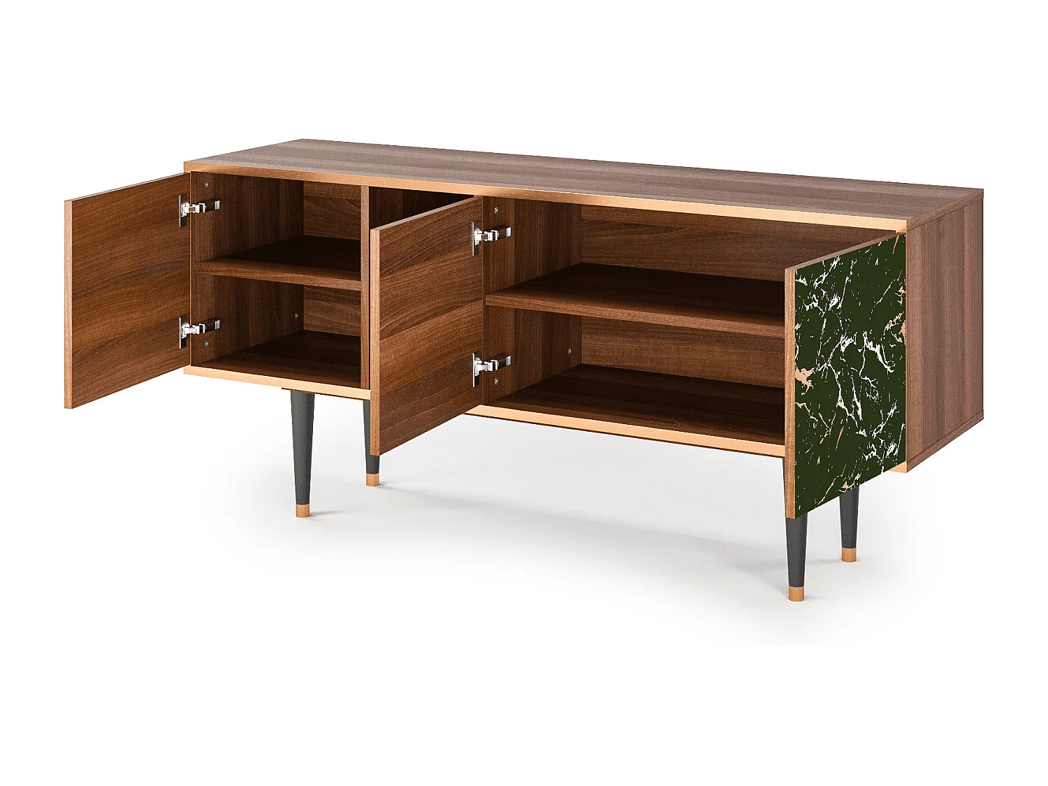 Meuble TV - 150х69х41 cm - T5 - Amazon Forest, Noyer