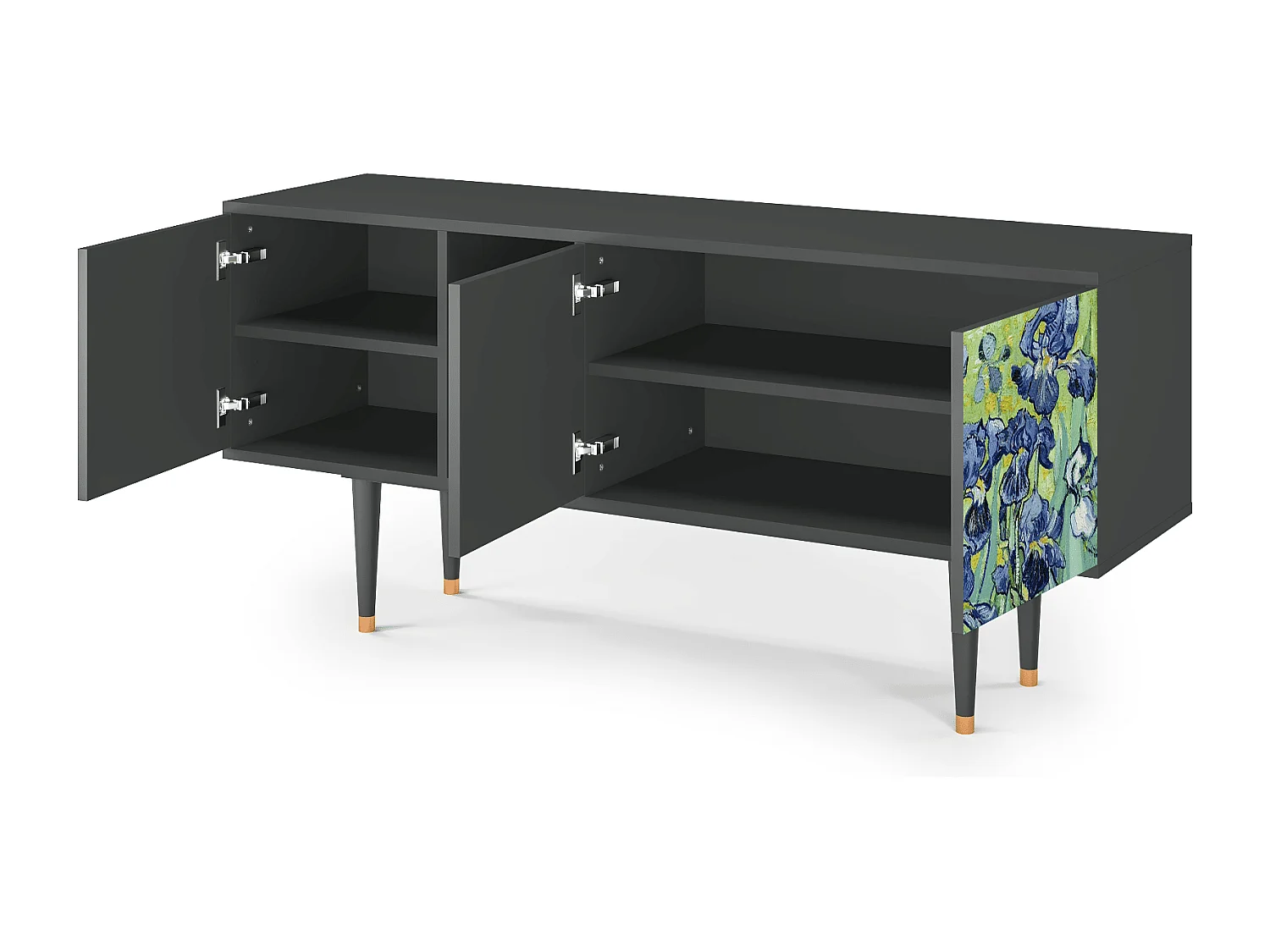 TV-Möbel - 150х69х41 cm - T5 - Irises , Anthrazit