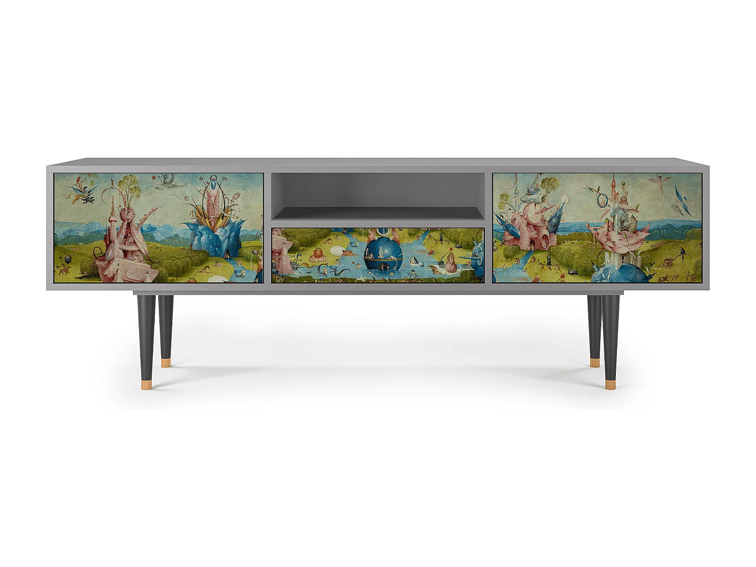 Szafka RTV - 170х59х41 cm - T6 - The Garden 2 by Bosch, Szary