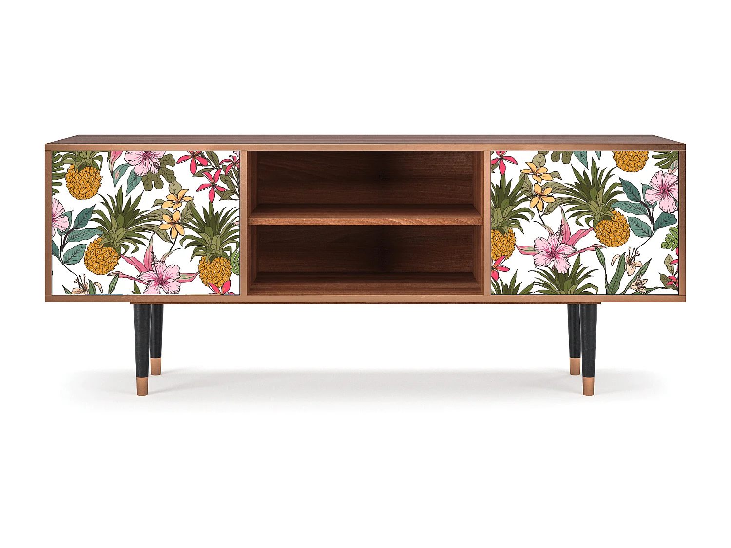 TV-Möbel - 170х69х48 cm - T2 - Estival Fruit, Walnuss