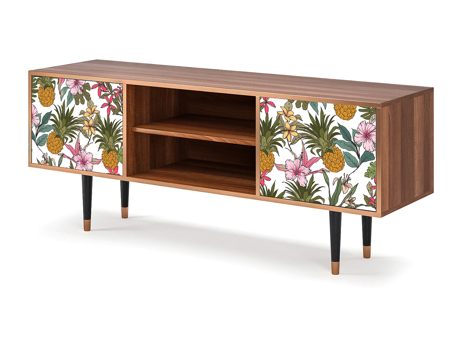 TV-Möbel - 170х69х48 cm - T2 - Estival Fruit, Walnuss