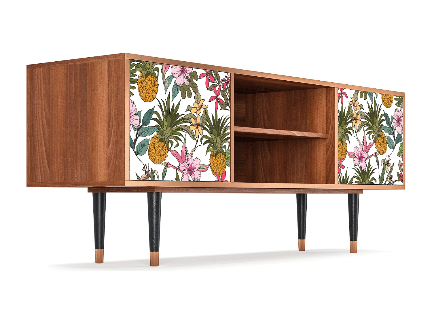 TV-Möbel - 170х69х48 cm - T2 - Estival Fruit, Walnuss