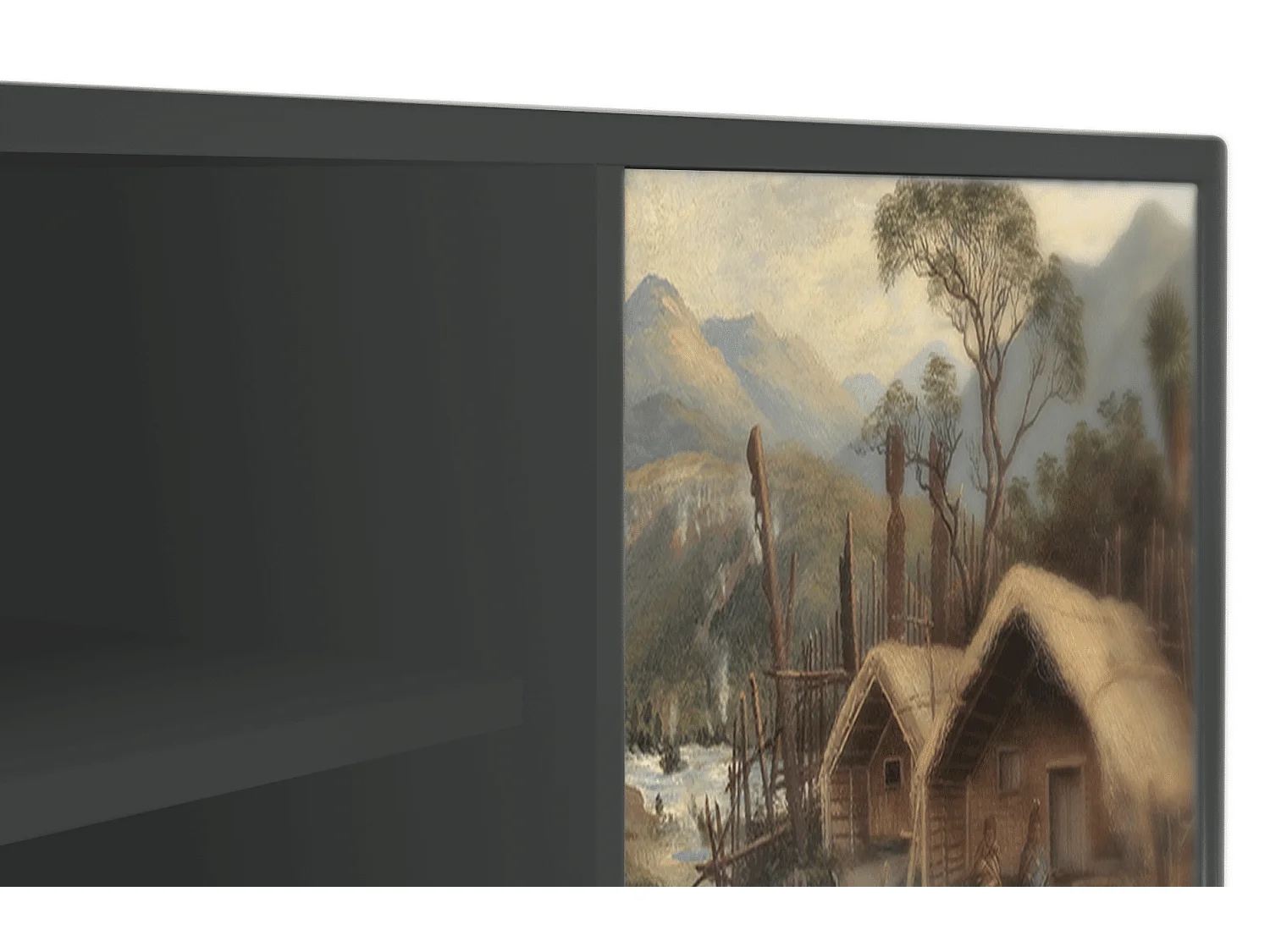 Meuble TV - 170х69х48 cm - T2 - View Across the Plains , Anthracite