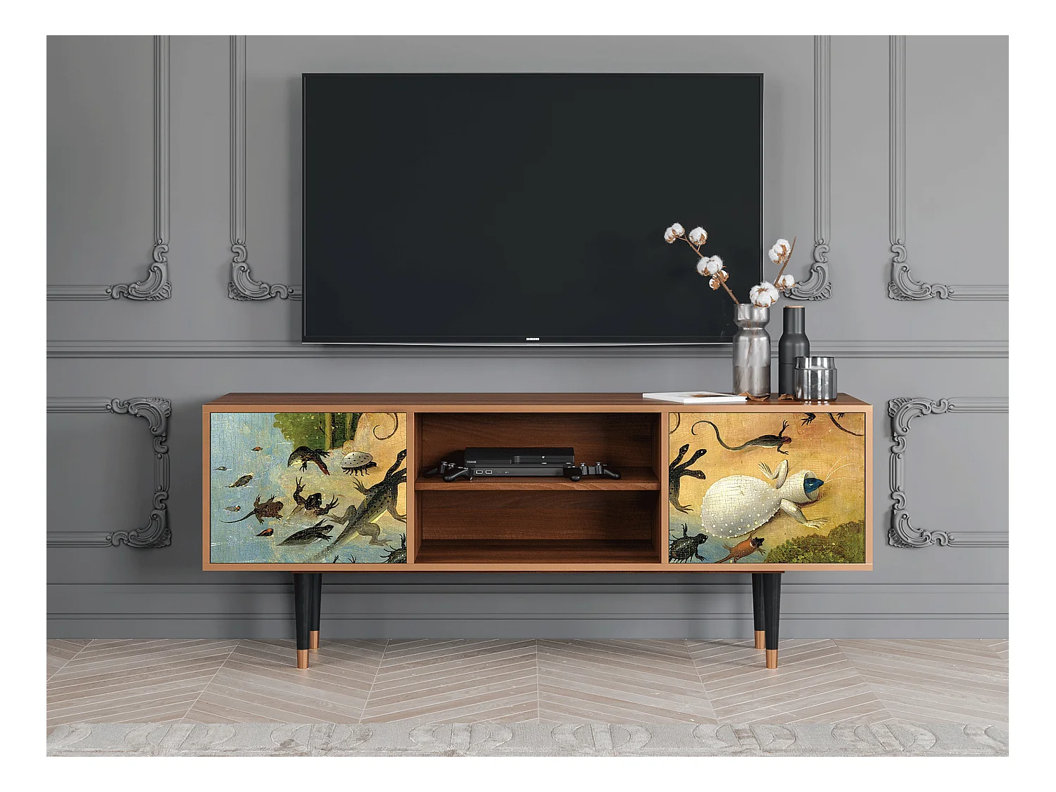 TV-meubel - 170х69х48 cm - T2 - The Garden by Bosch, Walnoot