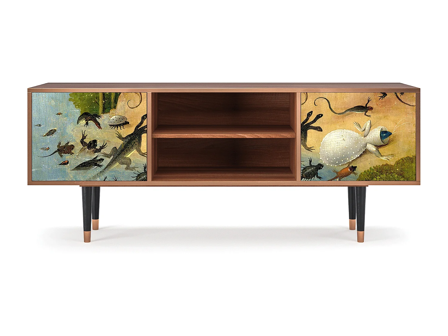 Mueble de TV - 170х69х48 cm - T2 - The Garden by Bosch, Nogueira