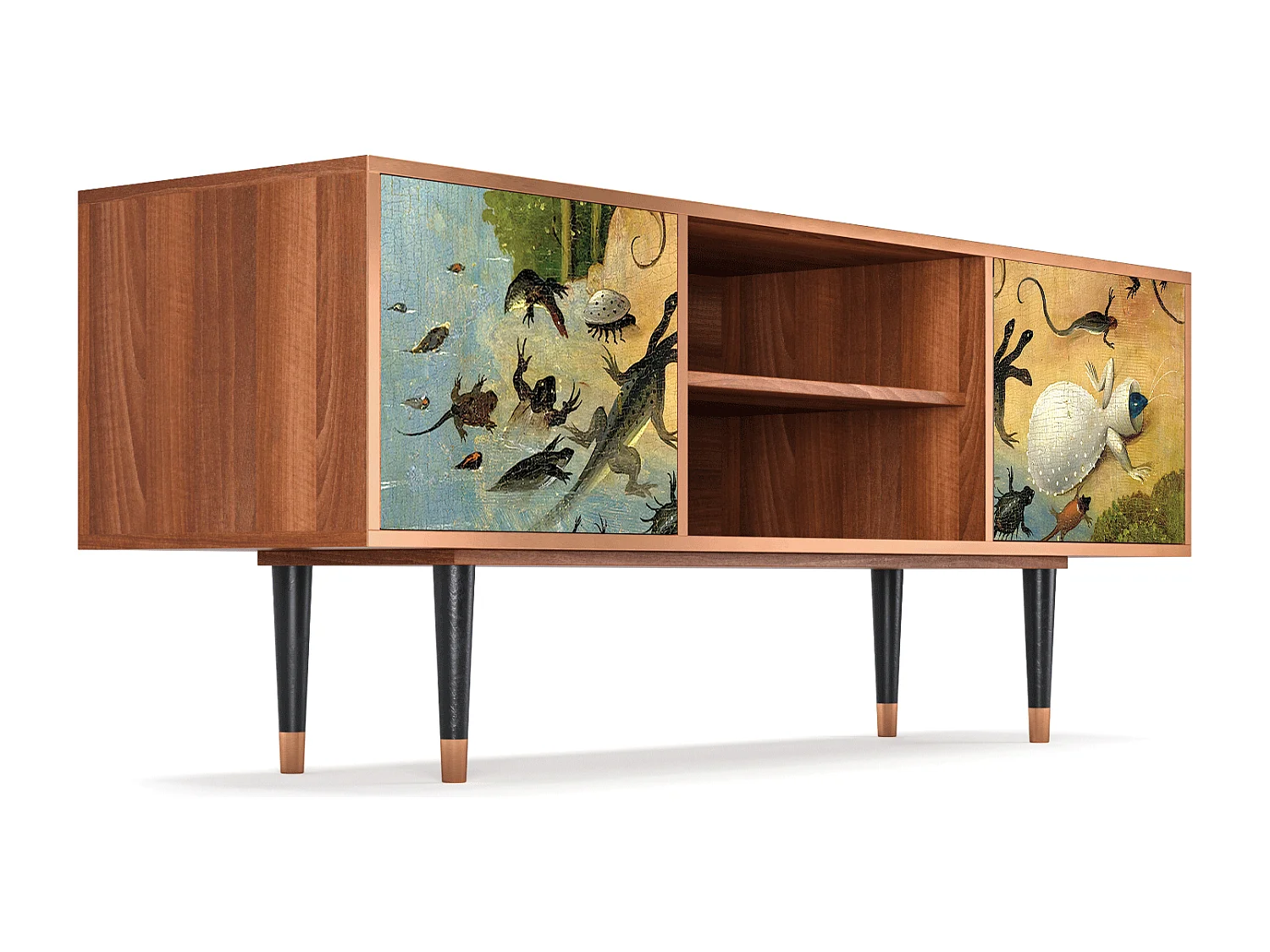 Mueble de TV - 170х69х48 cm - T2 - The Garden by Bosch, Nogueira