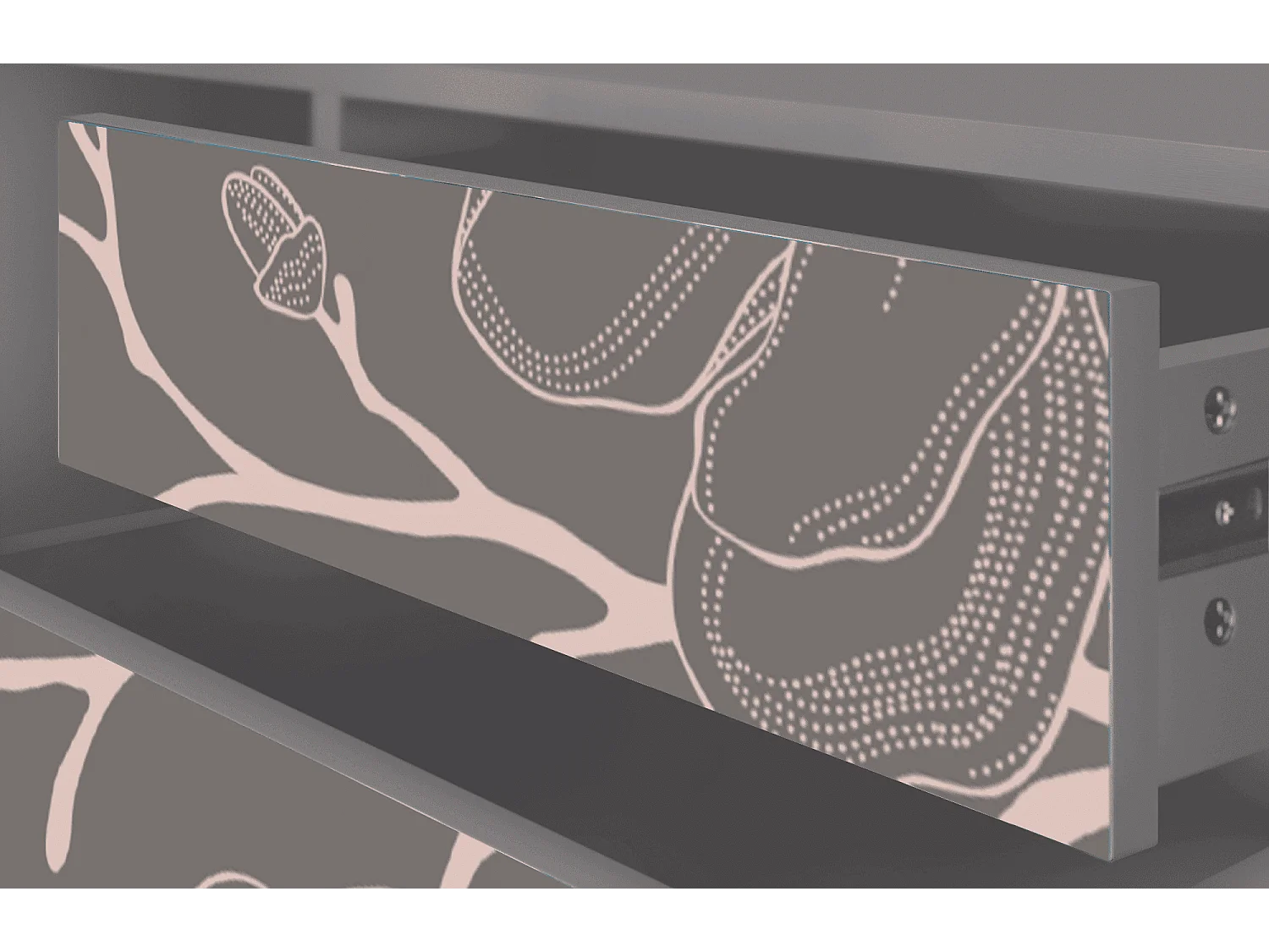 Meuble TV - 170х59х48 cm - T4 - Cherry Blossom, Gris