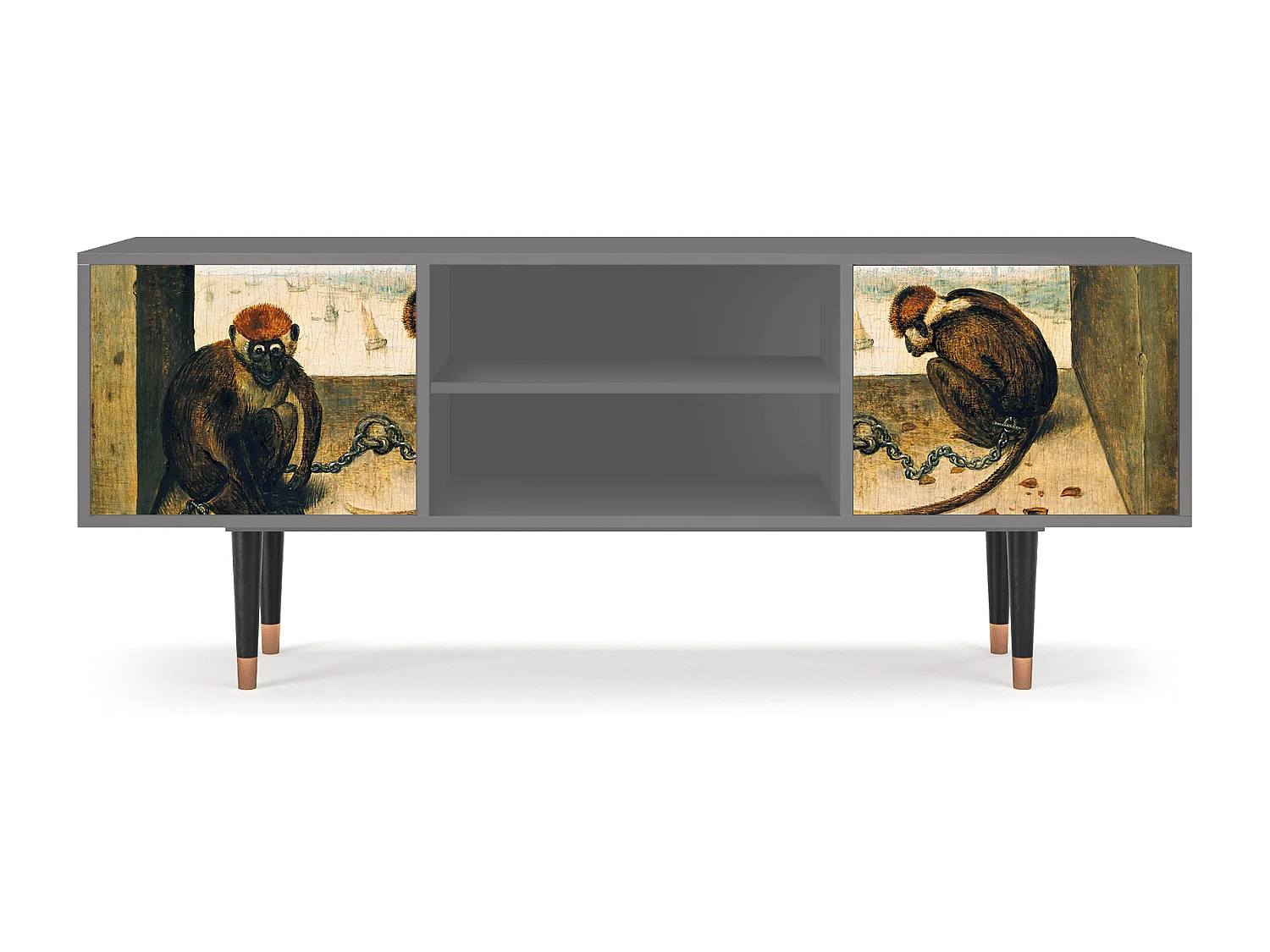 TV-Möbel - 170х69х48 cm - T2 - Two Monkeys, Grau