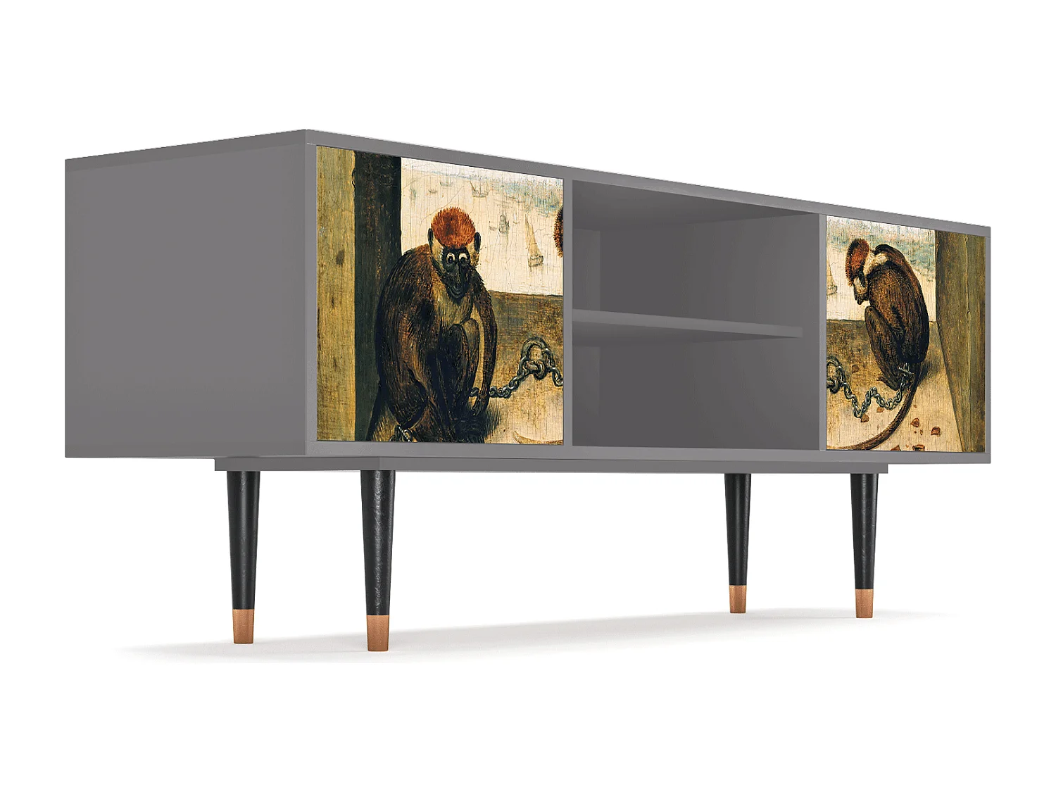 TV-Möbel - 170х69х48 cm - T2 - Two Monkeys, Grau