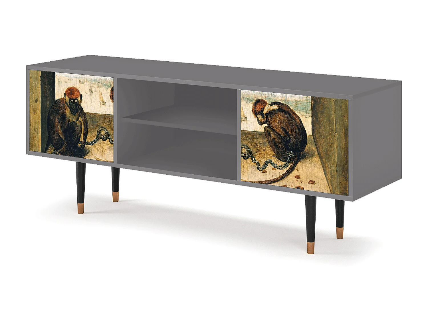 Meuble TV - 170х69х48 cm - T2 - Two Monkeys, Gris