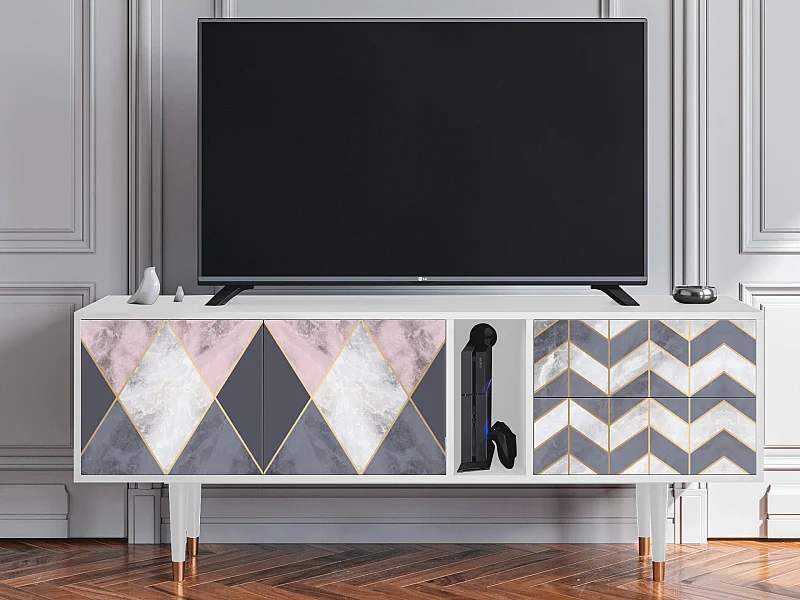 TV-meubel - 170х69х48 cm - T1 - Ideal Harmony, Wit